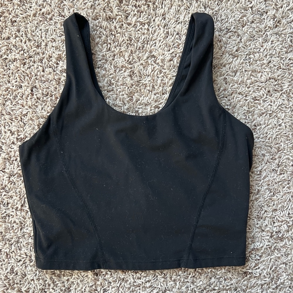 BuffBunny Classic Black Crop Top